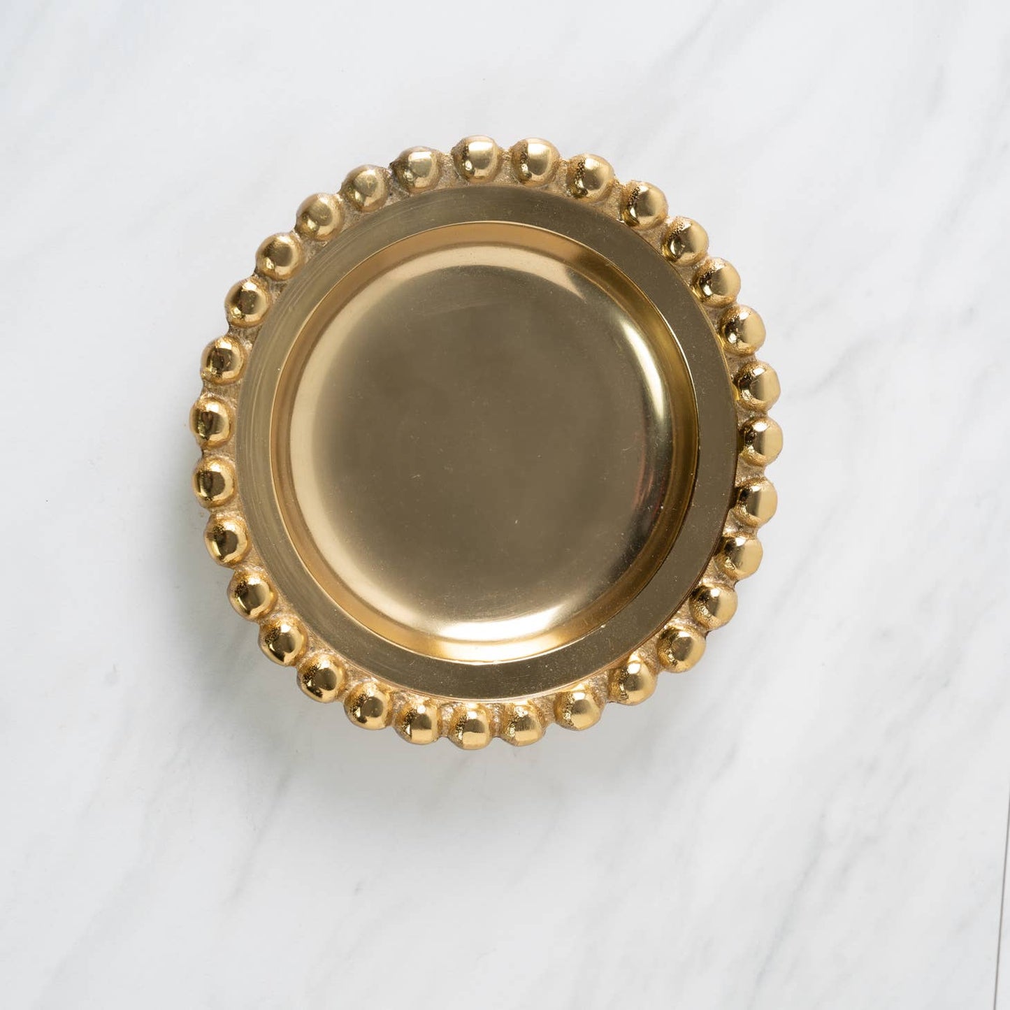 Gilded Beaded Plate