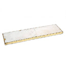 Marble Rectangular Tray Gold Edge