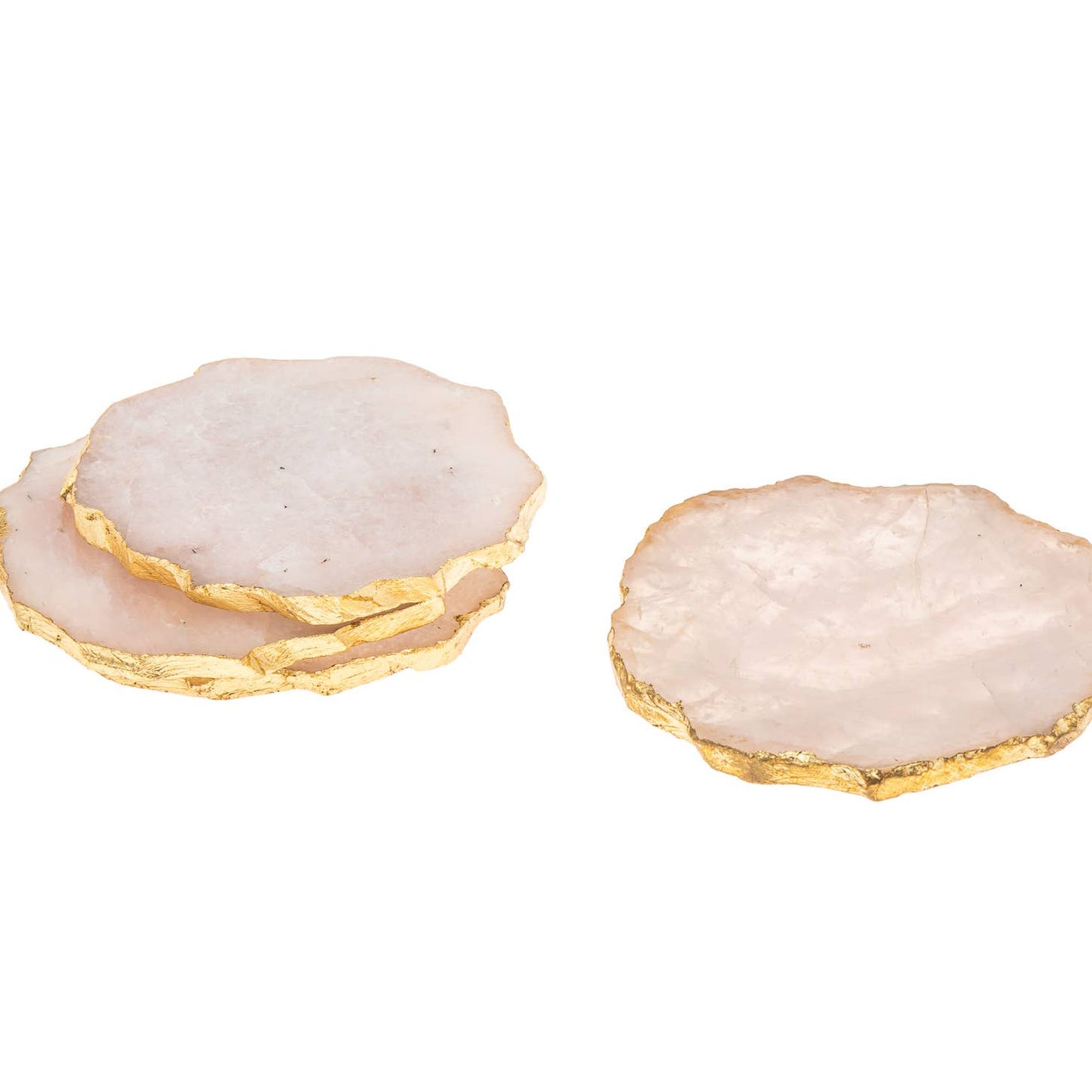 Rose Quartz Coasters