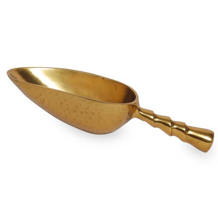 Gilded Aluminum Scoop