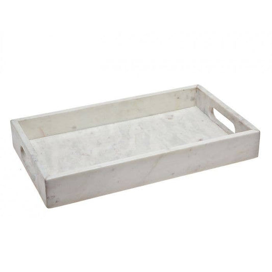 White Marble Rectangle Tray