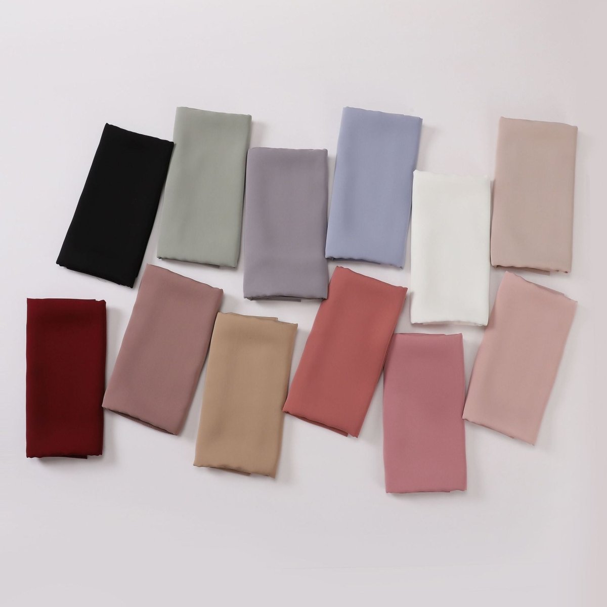 Crinkle-Resistant Long Hijab Silk-Like Hijab