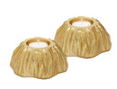 Gold Textured Tea Light Holders